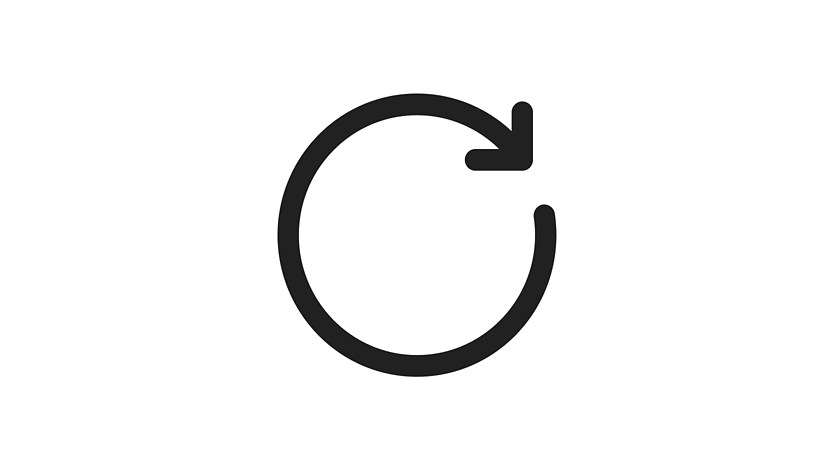 Iconography of an arrow in a circle.