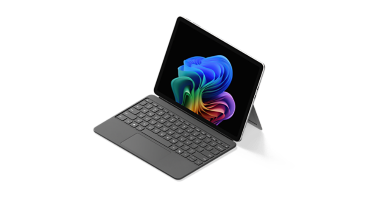Renderizado de Surface Pro, Copilot+ PC, Snapdragon de 12 pulgadas.